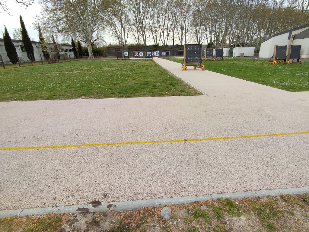 pas de tir extérieur